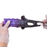 5.39in Scary Dragon Beast Creature Fantasy Hollow Dildo Sleeve With Cock Ring