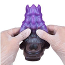 5.39in Scary Dragon Beast Creature Fantasy Hollow Dildo Sleeve With Cock Ring