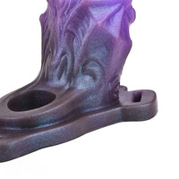 5.39in Scary Dragon Beast Creature Fantasy Hollow Dildo Sleeve With Cock Ring