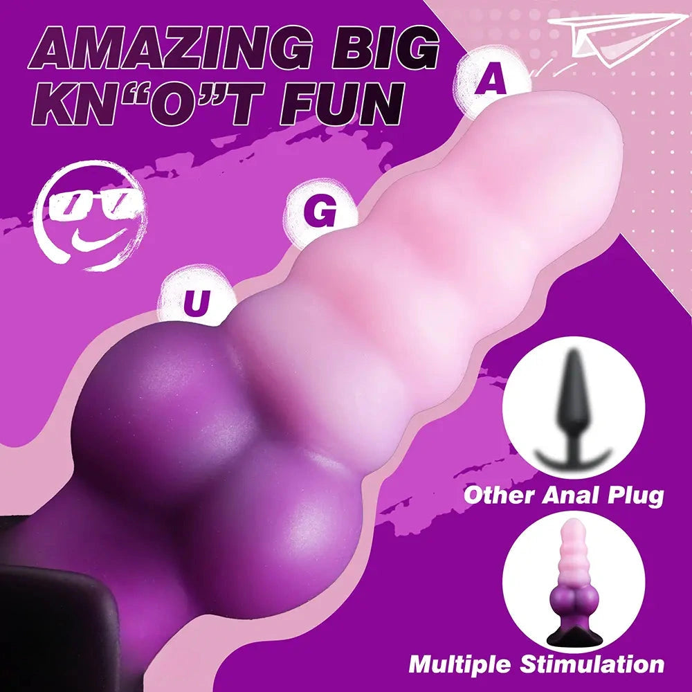 5.3in 6.3in 7.28in Anal Beads Wearable Silicone Dildo For Adult Sex Toy