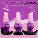 5.3in 6.3in 7.28in Anal Beads Wearable Silicone Dildo For Adult Sex Toy