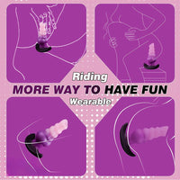 5.3in 6.3in 7.28in Anal Beads Wearable Silicone Dildo For Adult Sex Toy