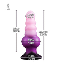 5.3in 6.3in 7.28in Anal Beads Wearable Silicone Dildo For Adult Sex Toy