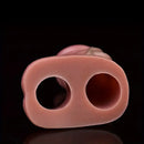 5.3in Lifelike Silicone Soft Dildo Sleeve With Big Knot Penis Extender