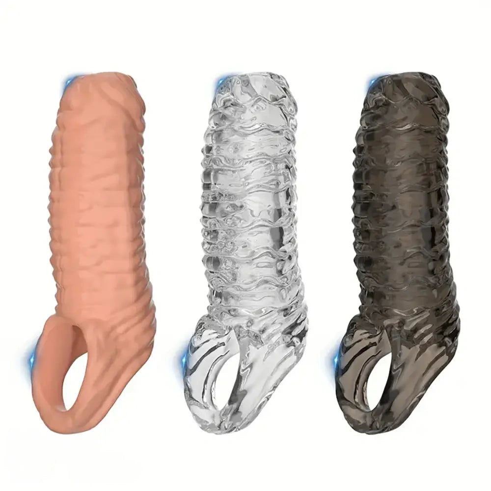 5.3in Penis Sleeve Ejaculation Soft Penis Adult Male Toy For Couples