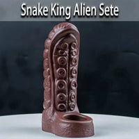5.3in Soft Tentacle Dildo Sleeve Hollow Silicone Cock Sleeve For Extended
