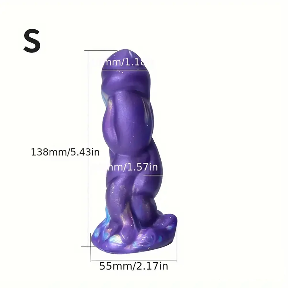 5.43in 7.48in 9.25in Lifelike Silicone Soft Monster Dildo For Anal Expansion