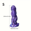 5.43in 7.48in 9.25in Lifelike Silicone Soft Monster Dildo For Anal Expansion