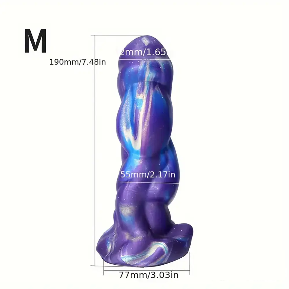 5.43in 7.48in 9.25in Lifelike Silicone Soft Monster Dildo For Anal Expansion