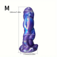 5.43in 7.48in 9.25in Lifelike Silicone Soft Monster Dildo For Anal Expansion