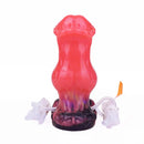 5.43in Fantasy Horse Knotted Silicone Soft Inflatable Spraying Water Dildo