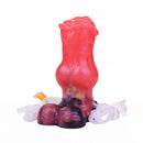 5.43in Fantasy Horse Knotted Silicone Soft Inflatable Spraying Water Dildo