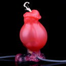 5.43in Fantasy Horse Knotted Silicone Soft Inflatable Spraying Water Dildo