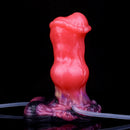 5.43in Fantasy Horse Knotted Silicone Soft Inflatable Spraying Water Dildo
