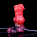 5.43in Fantasy Horse Knotted Silicone Soft Inflatable Spraying Water Dildo