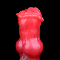 5.43in Fantasy Horse Knotted Silicone Soft Inflatable Spraying Water Dildo