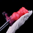 5.43in Fantasy Horse Knotted Silicone Soft Inflatable Spraying Water Dildo