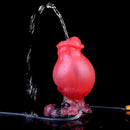 5.43in Fantasy Horse Knotted Silicone Soft Inflatable Spraying Water Dildo