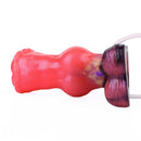 5.43in Fantasy Horse Knotted Silicone Soft Inflatable Spraying Water Dildo