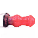 5.43in Fantasy Horse Knotted Silicone Soft Inflatable Spraying Water Dildo