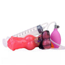 5.43in Fantasy Horse Knotted Silicone Soft Inflatable Spraying Water Dildo