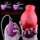 5.43in Fantasy Horse Knotted Silicone Soft Inflatable Spraying Water Dildo
