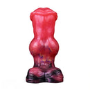 5.43in Horse Knot Silicone Fantasy Dildo For G Spot and Anal Sex Play