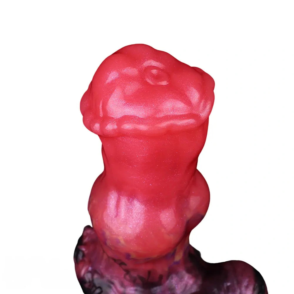5.43in Horse Knot Silicone Fantasy Dildo For G Spot and Anal Sex Play