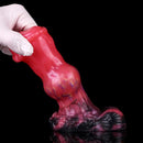 5.43in Horse Knot Silicone Fantasy Dildo For G Spot and Anal Sex Play