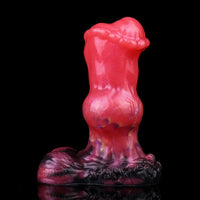 5.43in Horse Knot Silicone Fantasy Dildo For G Spot and Anal Sex Play