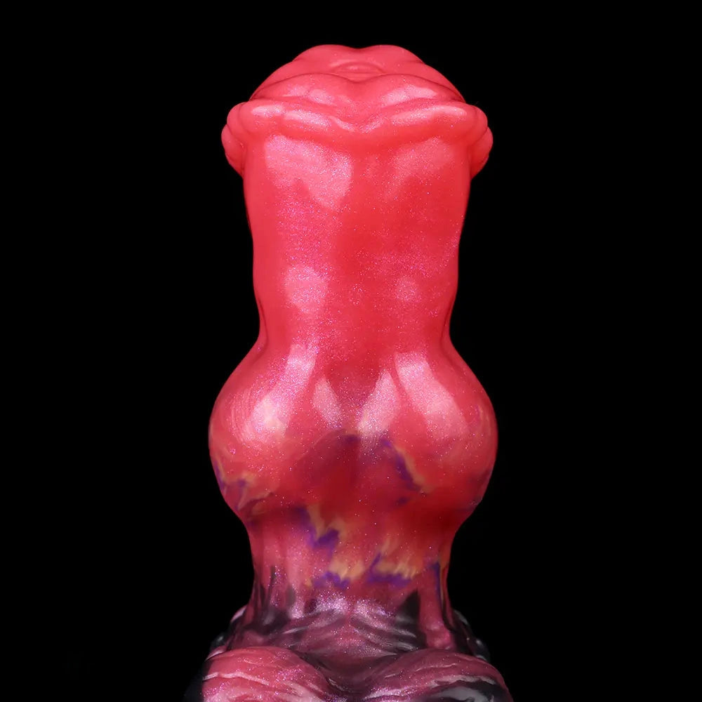 5.43in Horse Knot Silicone Fantasy Dildo For G Spot and Anal Sex Play