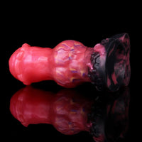 5.43in Horse Knot Silicone Fantasy Dildo For G Spot and Anal Sex Play
