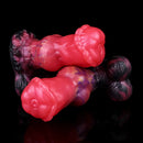 5.43in Horse Knot Silicone Fantasy Dildo For G Spot and Anal Sex Play