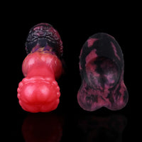 5.43in Horse Knot Silicone Fantasy Dildo For G Spot and Anal Sex Play