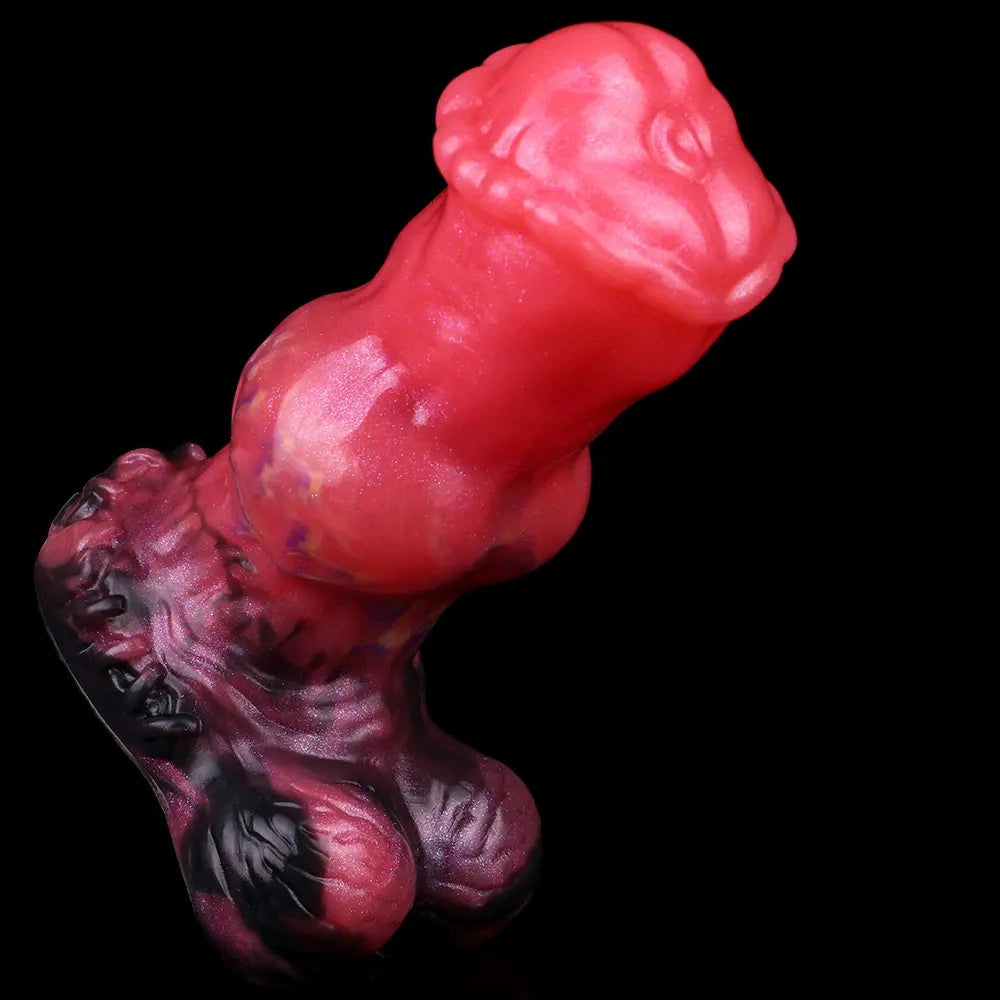 5.43in Horse Knot Silicone Fantasy Dildo For G Spot and Anal Sex Play