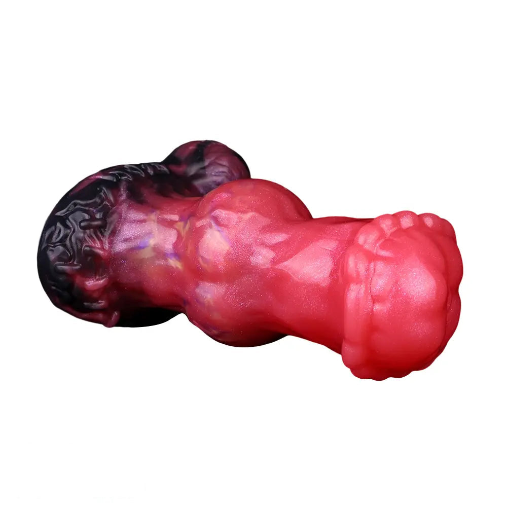 5.43in Horse Knot Silicone Fantasy Dildo For G Spot and Anal Sex Play