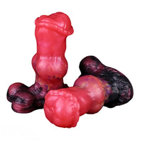 5.43in Horse Knot Silicone Fantasy Dildo For G Spot and Anal Sex Play