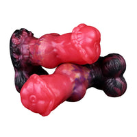 5.43in Horse Knot Silicone Fantasy Dildo For G Spot and Anal Sex Play