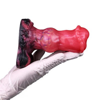 5.43in Horse Knot Silicone Fantasy Dildo For G Spot and Anal Sex Play
