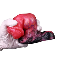 5.43in Horse Knot Silicone Fantasy Dildo For G Spot and Anal Sex Play