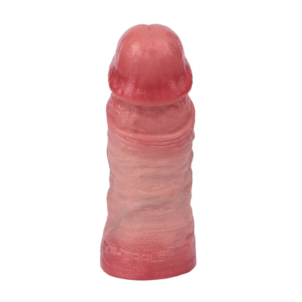 5.43in Men's Hollow Lengthened Thickened Intimate Cock Sleeve Dildo