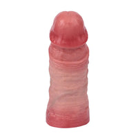 5.43in Men's Hollow Lengthened Thickened Intimate Cock Sleeve Dildo