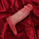 5.43in Men's Hollow Lengthened Thickened Intimate Cock Sleeve Dildo
