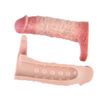 5.43in Men's Hollow Lengthened Thickened Intimate Cock Sleeve Dildo