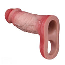 5.43in Men's Hollow Lengthened Thickened Intimate Cock Sleeve Dildo