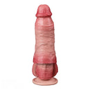 5.43in Men's Hollow Lengthened Thickened Intimate Cock Sleeve Dildo