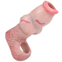 5.47in 6.49in 6.77in Realistic Dog Lifelike Dildo Sleeve With Close Open Head