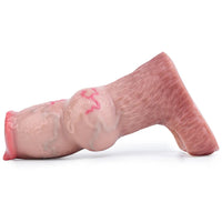 5.47in 6.49in 6.77in Realistic Dog Lifelike Dildo Sleeve With Close Open Head