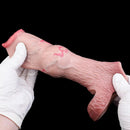 5.47in 6.49in 6.77in Realistic Dog Lifelike Dildo Sleeve With Close Open Head
