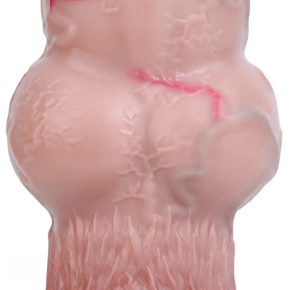 5.47in 6.49in 6.77in Realistic Dog Lifelike Dildo Sleeve With Close Open Head